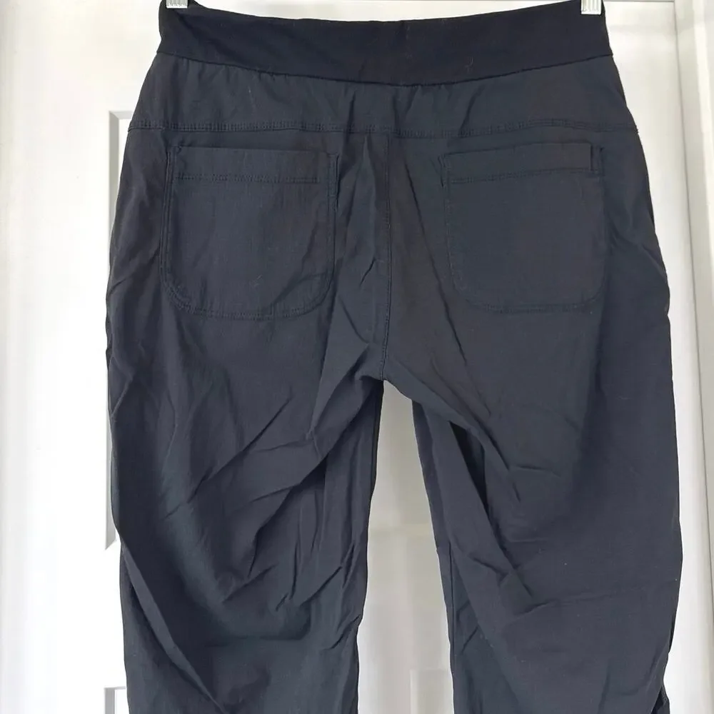 Athleta Trekkie Jogger 2.0 Pant Black Womens Size 4 Hiking Travel Outdoor